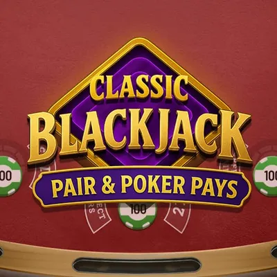 Classic Blackjack Pair & Poker Pays VIP
